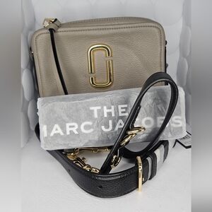 New Marc Jacobs Soft Shot Bag In Cement Multi